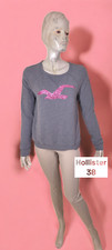 ? Hollister Taille 38 ?Superbe sweat shirt gris femme