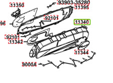 COUVERCLE DE TRANSMISSION KYMCO LIKE 125I/150I 11340-ACC1-E10-N8A OEM