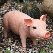 Statue de cochon de jardin