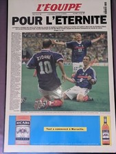 Affiche  l'equipe coupe du monde 1998