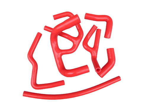Red silicone radiator hose - silicone,