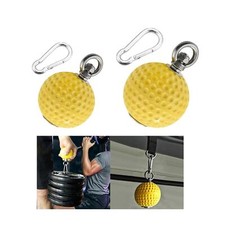 Balles de traction solides avec crochets de musculation pour bras biceps dos