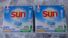 2 boîtes de Sun Tablettes Lave-Vaisselle tout en 1 x 48 soit 96 tablettes