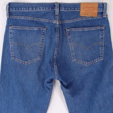 Hommes Levi's 501 93 79830 Regular Straight Élasthanne Bleu Jeans W36 L32