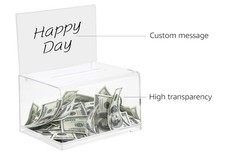 Urne transparente, serrure à