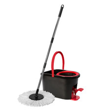 Seau Mop Rotatif Panier Essoreuse Lavage De Sols Avec Pédale