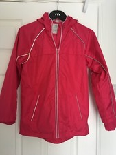 Veste rose fille avec passepoil réfléchissant, âge 11 ans