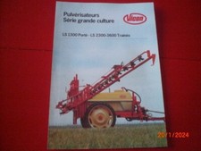 BROCHURE   PUBLICITAIRE   PULVERISATEURS   VICON   LS 1300 - LS 2300- 3600