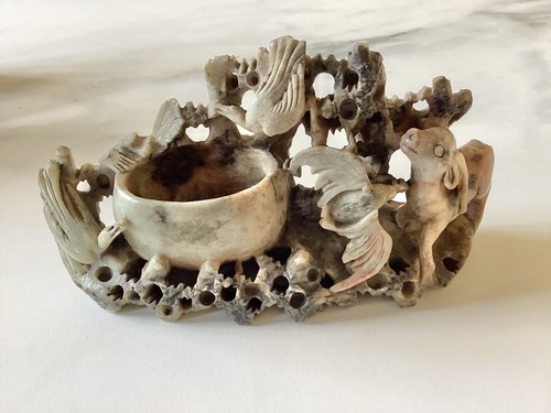 Rare sculpture pierre - , de
