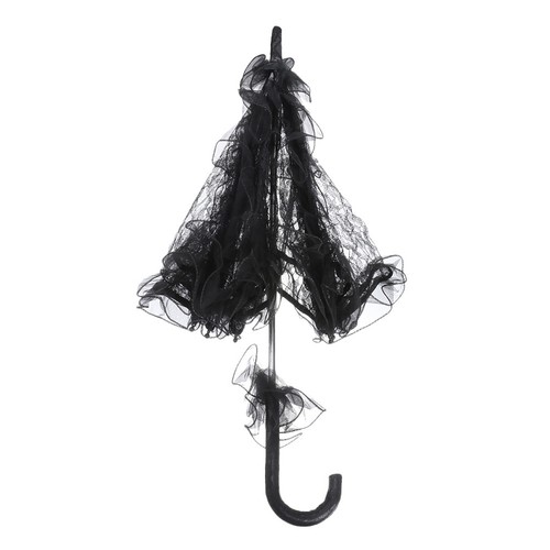 Mariage parasol ombrelle noire - mariage,