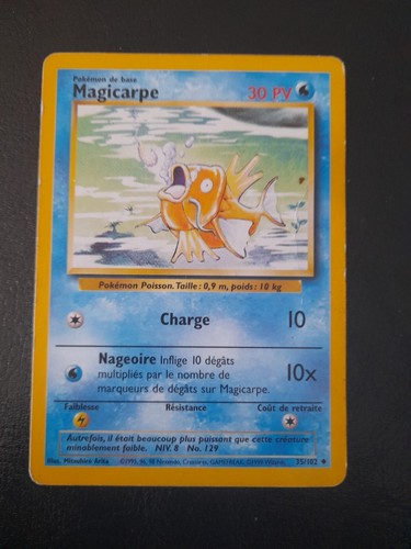Carte pokémon magicarpe - pokémon,