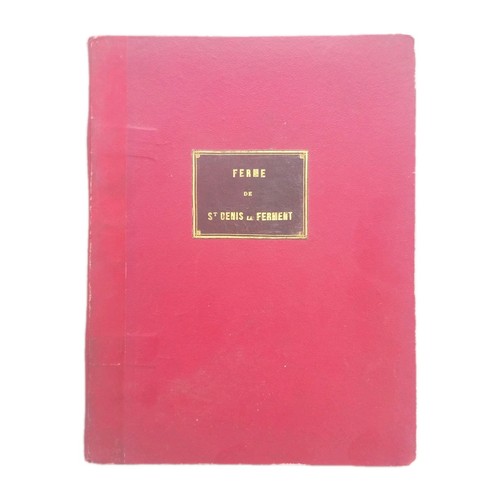 Atlas cadastral manuscrit