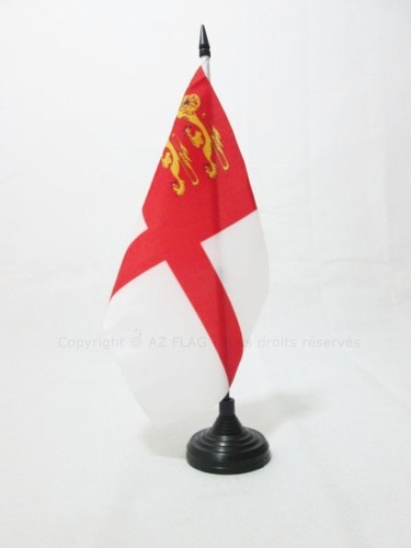 Drapeau table sercq - de, 21x14cm