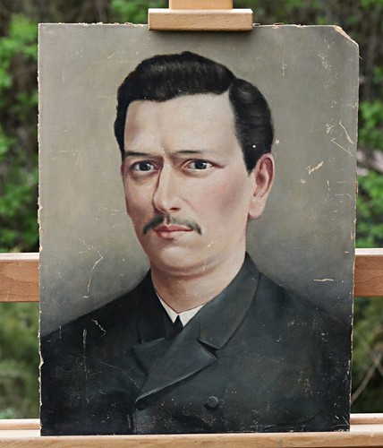 Portrait homme antique xixe - portrait,