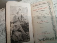 NOUVEAU PETIT FORMULAIRE DE PRIERES N°160- Enrichi du Chemin de la Croix 1896.