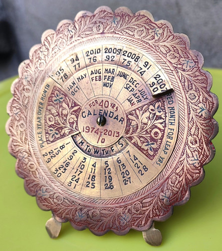 Vintage ancien calendrier - vintage,