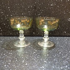 Lot De 2 Petits verres à liqueur en cristal ( baccarat ? )