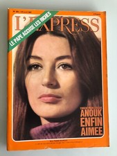 L'EXPRESS n°824 du 3 au 9 avril 1967 - Anouk Aimée / Dessin de Sempé (RARE)
