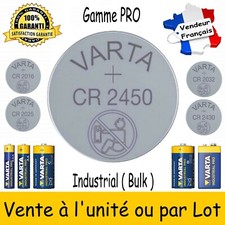 VARTA CR2450 ou Piles au choix CR2430 2032 2025 2016 - LR6 LR03 LR14 LR20 6LR61