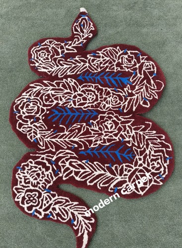 Tapis serpent pieds fait - tapis,