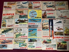 Airfix Jouet 23 publicités originales 60’ miniature avion bateau fusée guerre