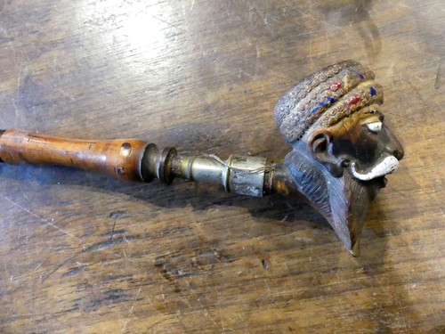 Pipe fantaisie terre cuite - pipe, en