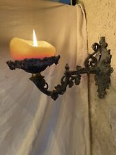 Applique Murale  Candélabre Bougie Fonte D’aluminium Maison de Campagne