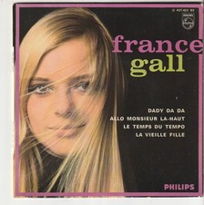 France GALL - Dady Da  Da + 3 - EP 45T (7") vinyle RARE  original (BIEM ) 1968