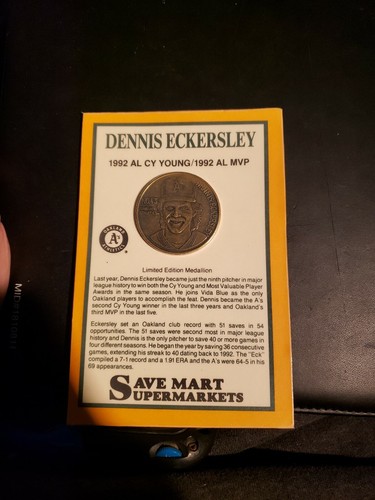 Dennis eckersley oakland - dennis, a's