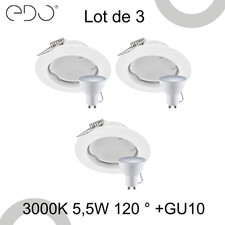 Lot de 3x Spot de plafond ZIVA