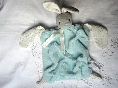 Doudou lapin plat plume - lapin,