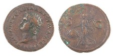54-68 Roman Impérial AE As VF