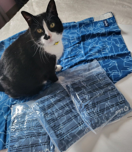 Agria lot plaids bleus - plaids,