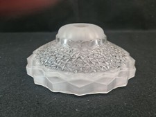 1  très belle Coupelle Verre moulé dépoli  Art Déco Style EZAN