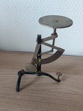 BALANCE/PÈSE LETTRES ancienne en Fer Blanc portée 50g vintage XIXème de France