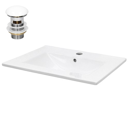 Lavabo céramique blanc - lavabo, en