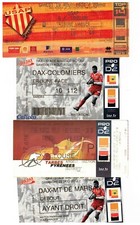 Ticket Collection Rugby : Lot 4 Dax Stade Montois Colomiers USAP Toulon Tarbes