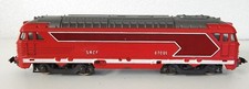 LIMA LOCOMOTIVE DIESEL BB 67001 ROUGE SUPERBE ETAT HO SANS BOITE