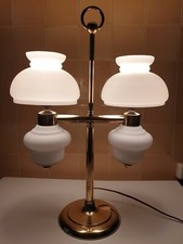 Lampe de bureau table laiton