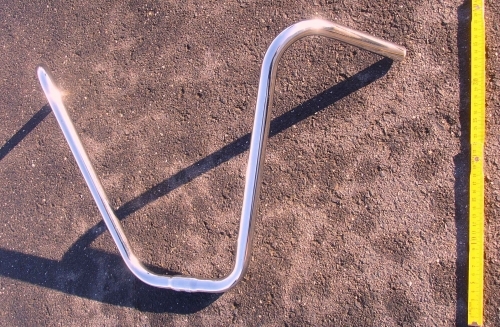 Guidon velo chopper highriser - guidon,