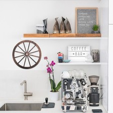  2 Pcs Roue Charrette En Bois