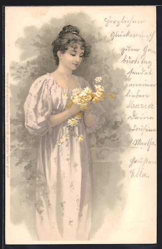 Lithographie jeune femme - lithographie,