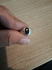 Bague Argent Onyx Brillant