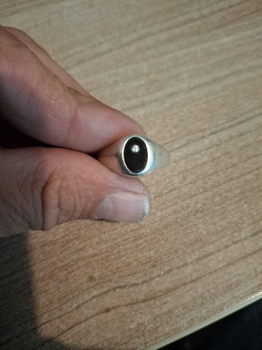Bague argent onyx - bague, brillant