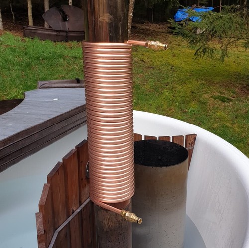 Chaud baignoire spiral 10m 20m - chaud,
