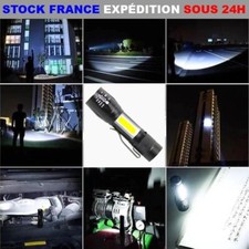 Lampe Torche de poche rechargeable 2000 lumen Camping Randonnée Trekking étanche