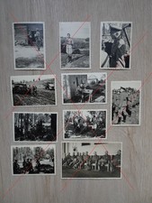 Lot de 10 photos de généraux allemands et chevaliers de la croix de fer WH et LW