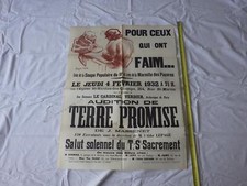 1932.affiche  concert Eglise