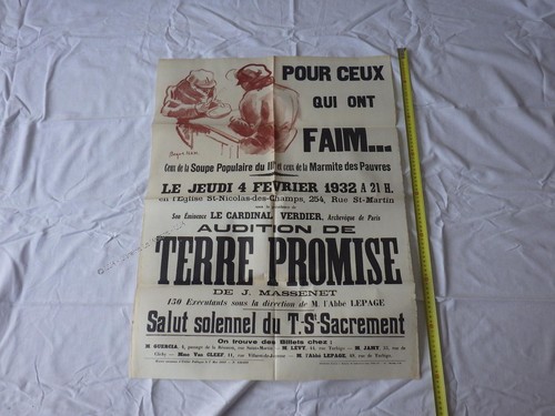 1932 affiche concert eglise - 1932.affiche,