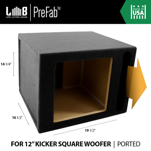 Ported enclosure box - 1.25,